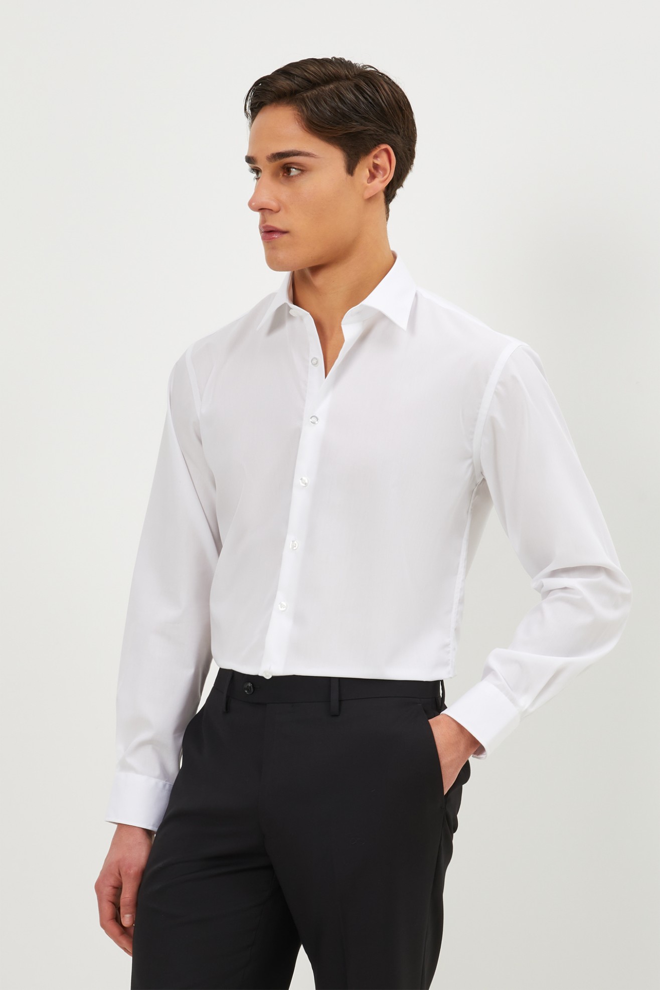 Camisa cl�ssica regular fit Non Iron