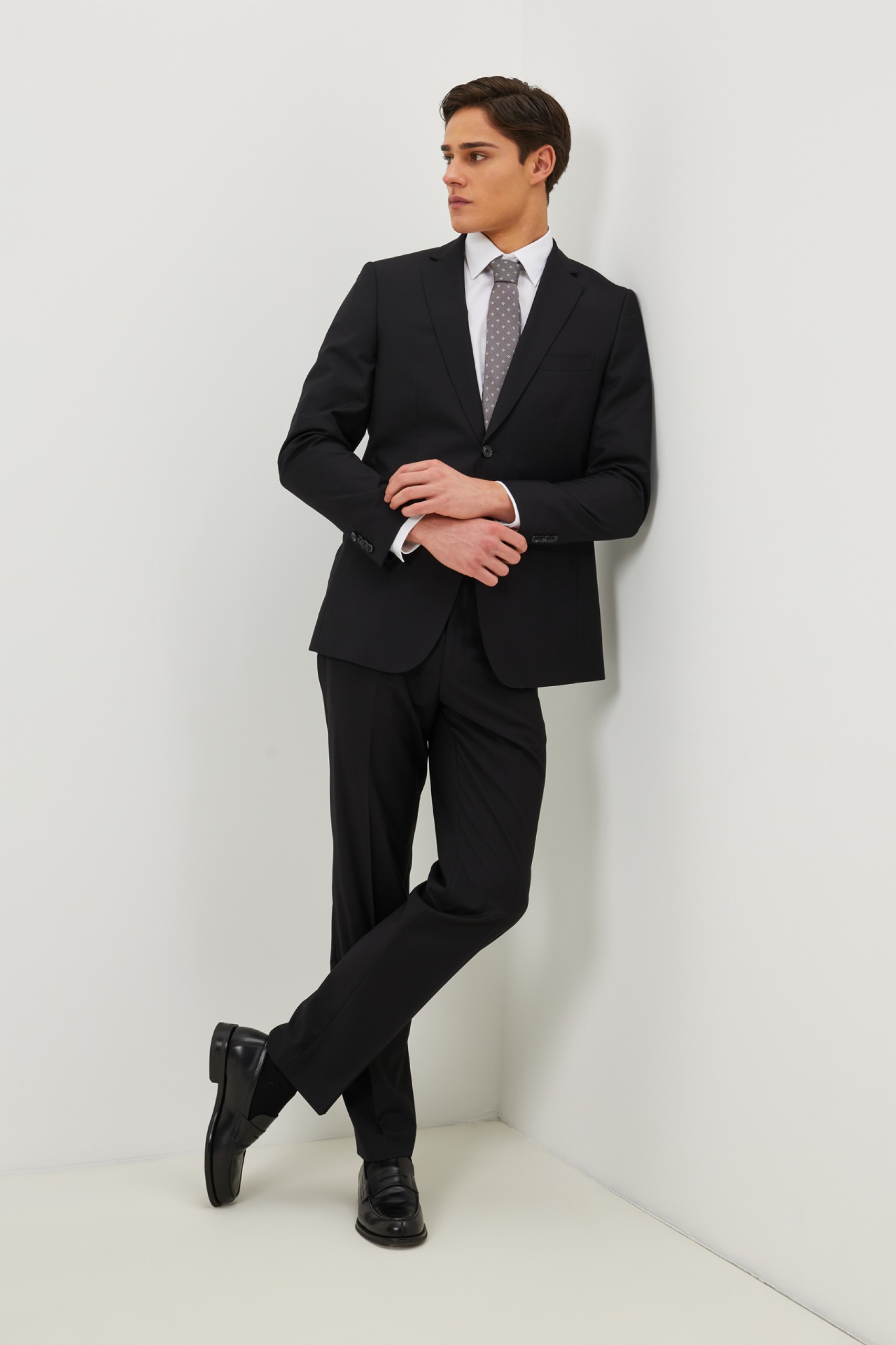 Traje clásico de corte regular