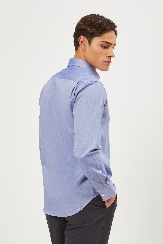 Camisa cl�ssica regular fit easy iron