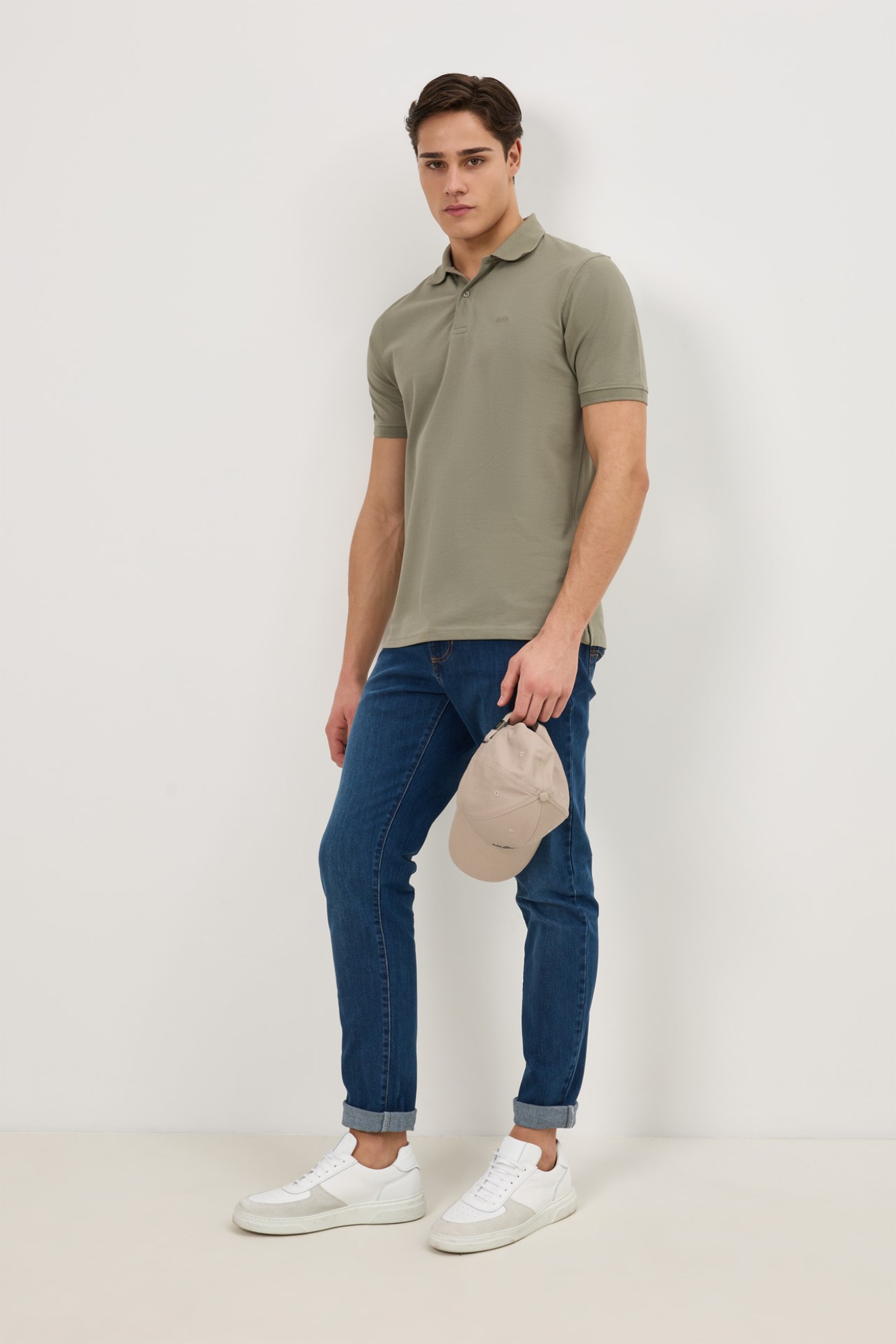 Polo de malha em algod�o