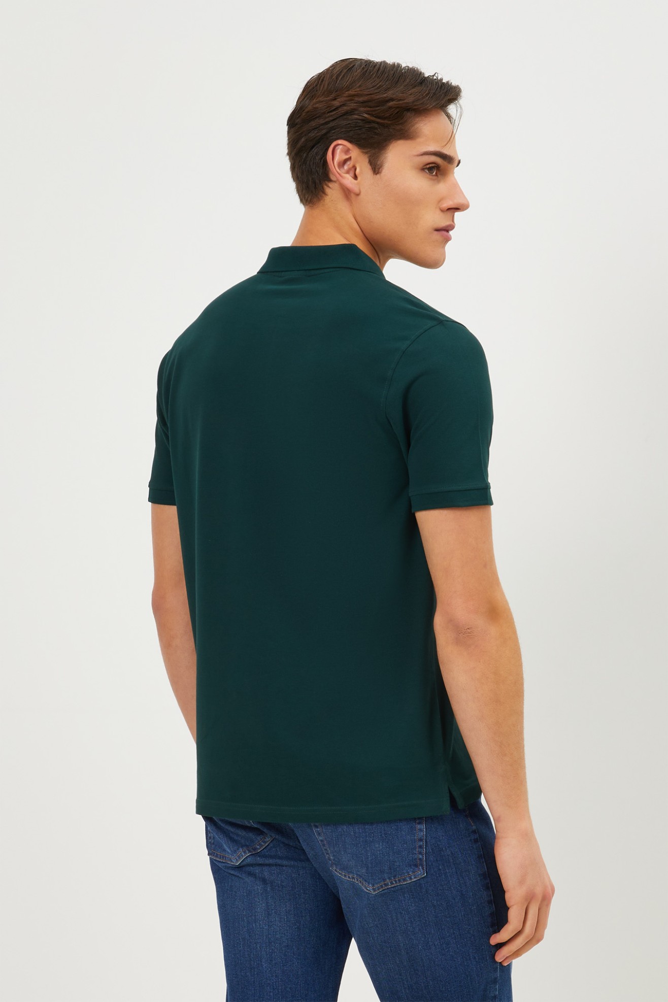 Polo de malha em algod�o