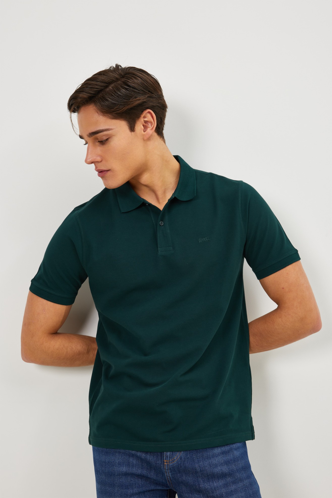 Polo de malha em algod�o