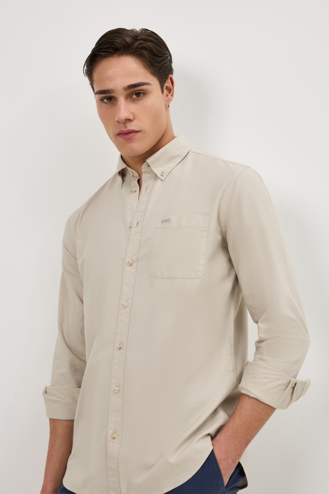 Camisa regular fit em algodão Camisa regular fit em algodão
