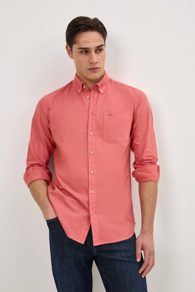 Camisa regular fit em algodão Camisa regular fit em algodão