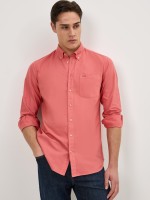 Camisa regular fit em algod�o