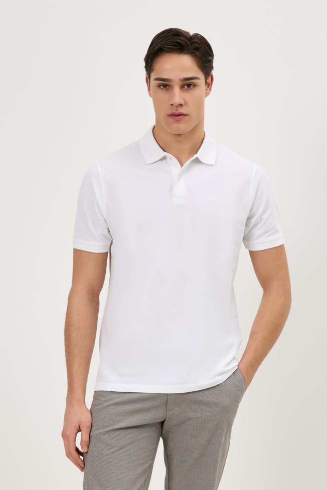 Polo de malha em algod�o