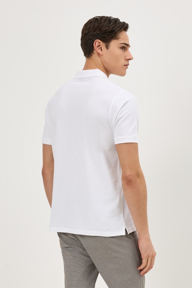 Polo de malha em algod�o