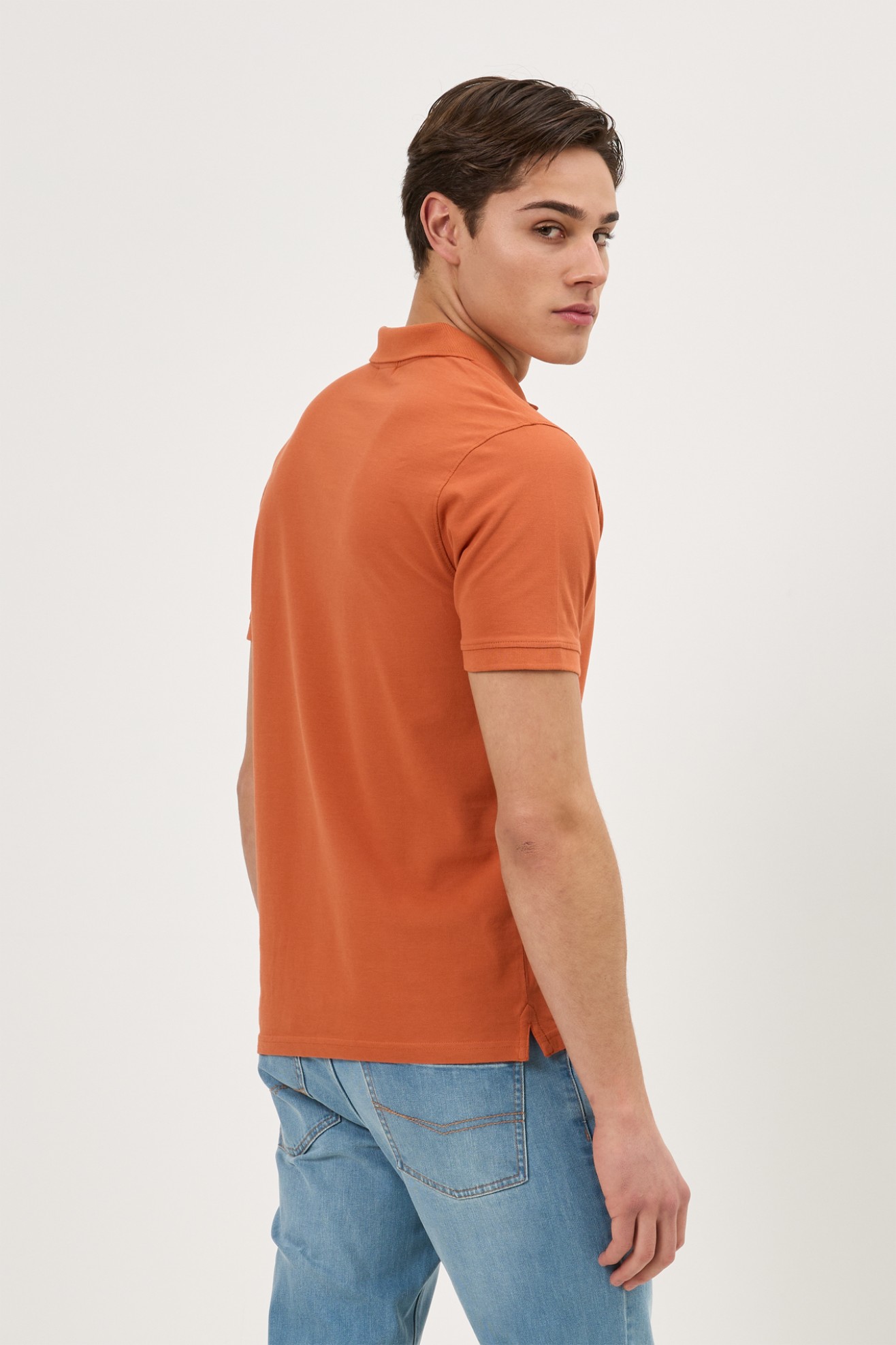 Polo de malha em algod�o