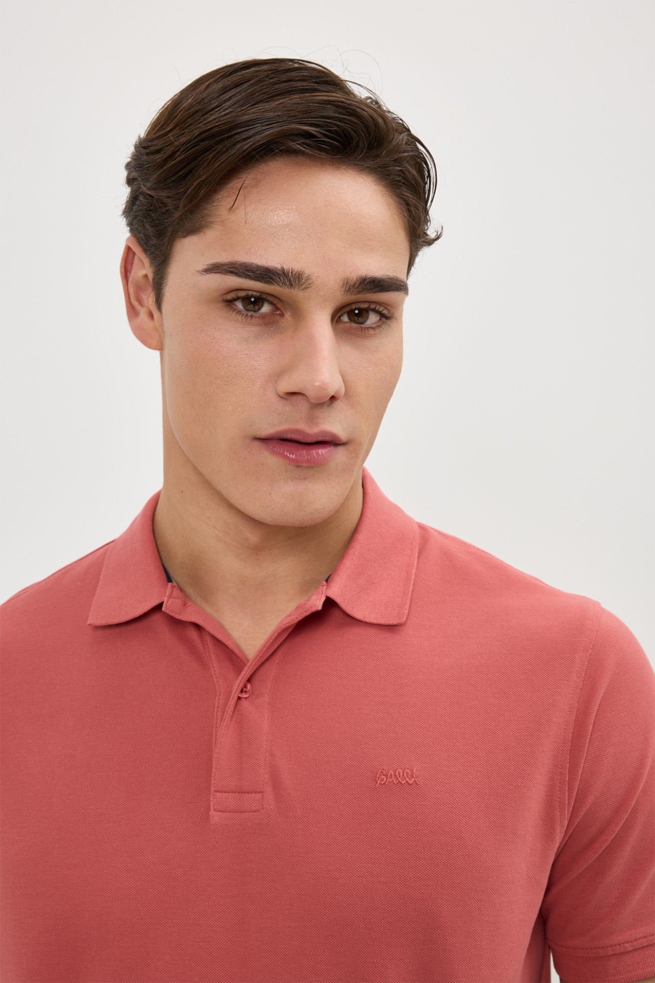 Polo de malha em algod�o