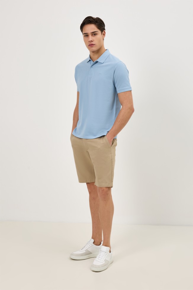 Polo de malha em algod�o
