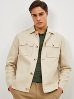 Blus�o em linho e algod�o