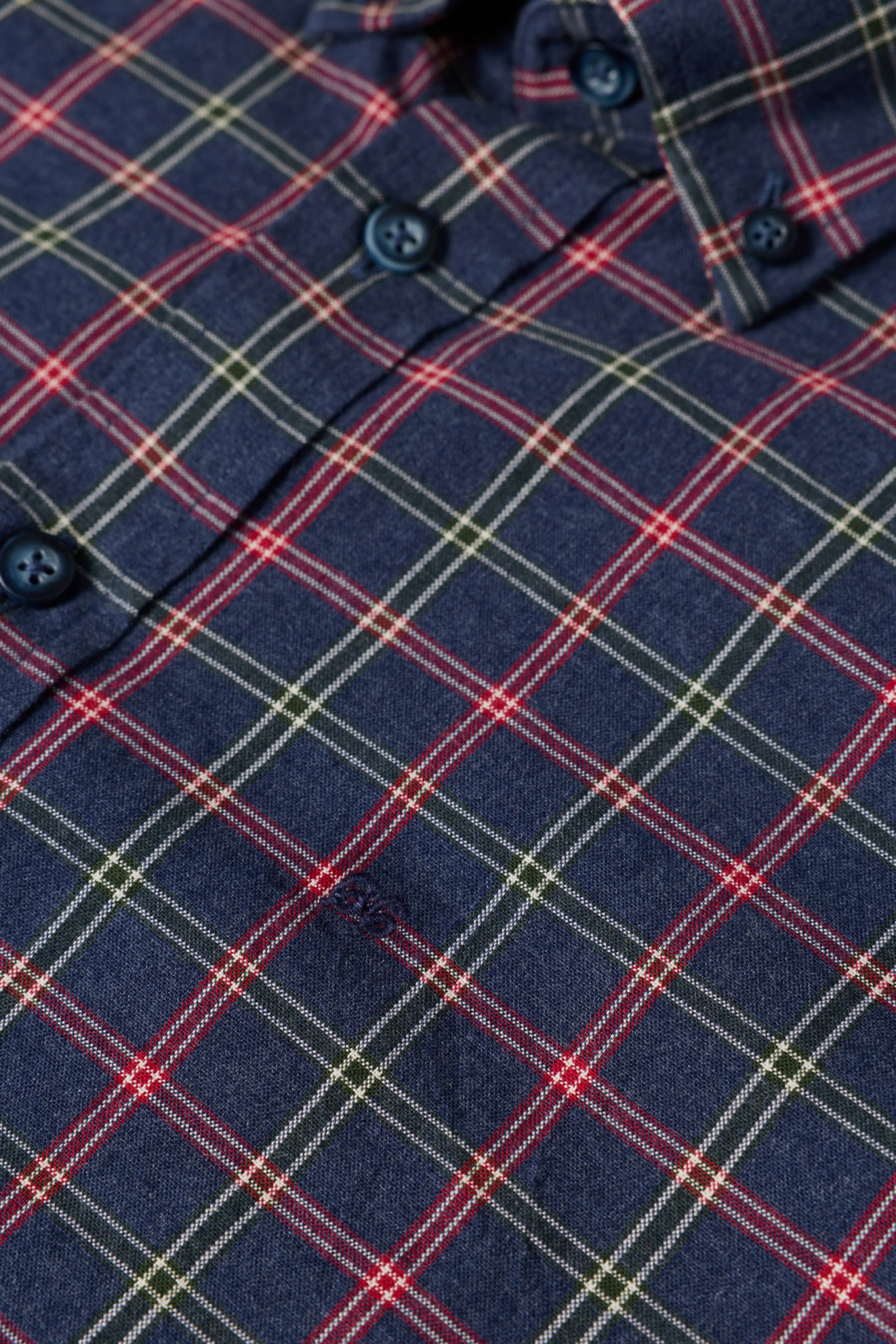 Camisa de cuadros de corte regular