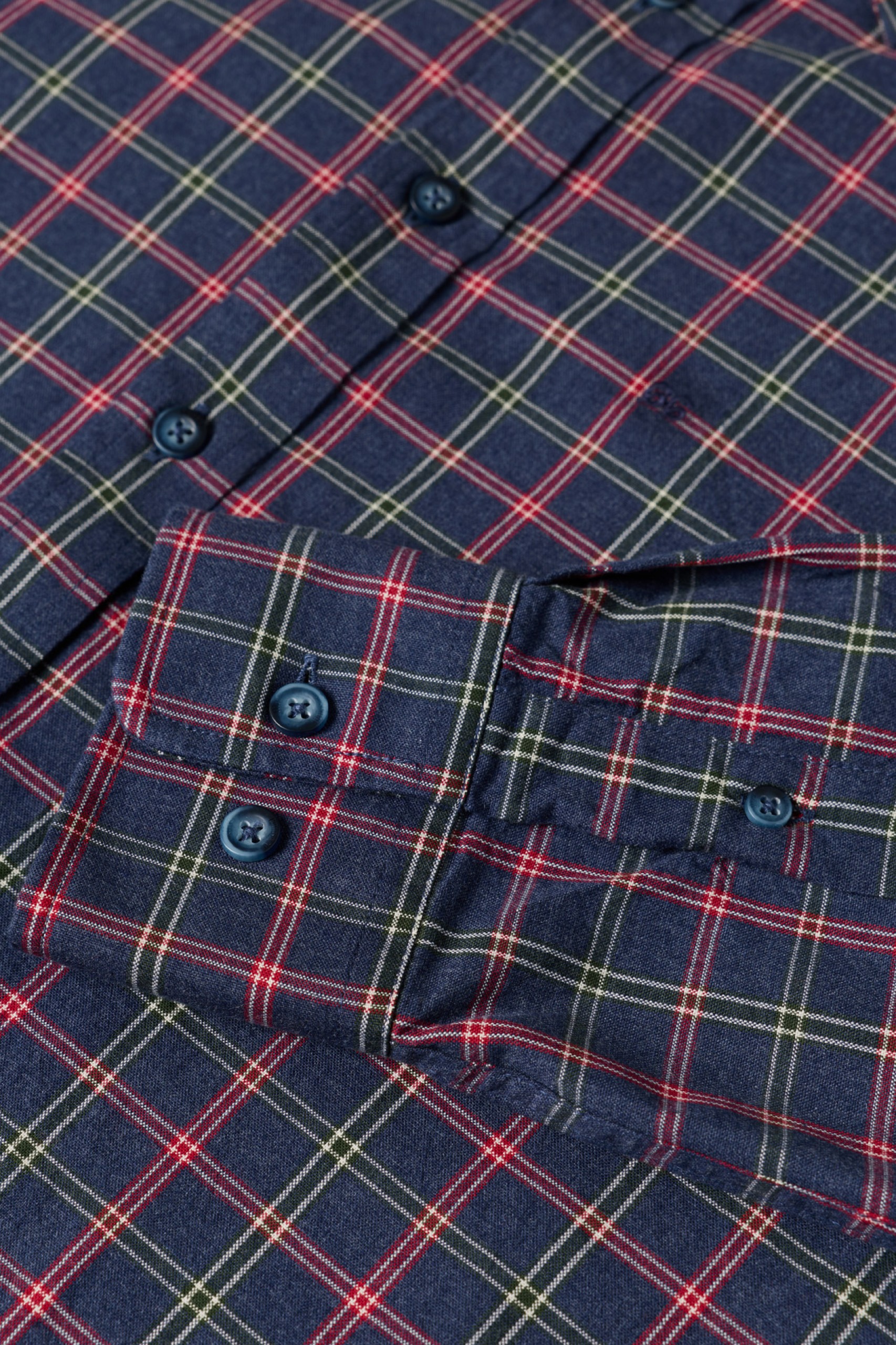 Camisa de cuadros de corte regular