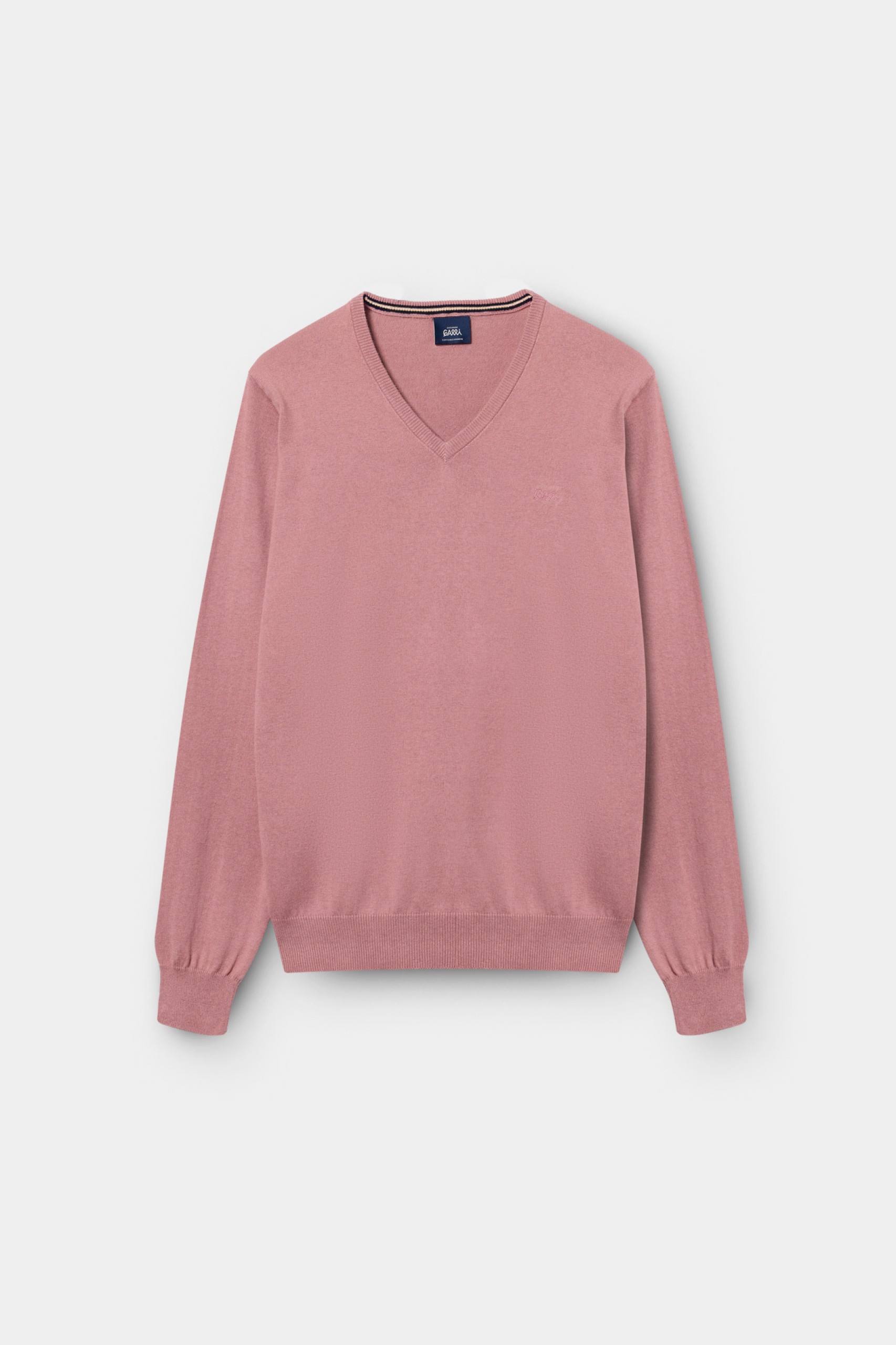 Jersey de punto de algodón y cachemira