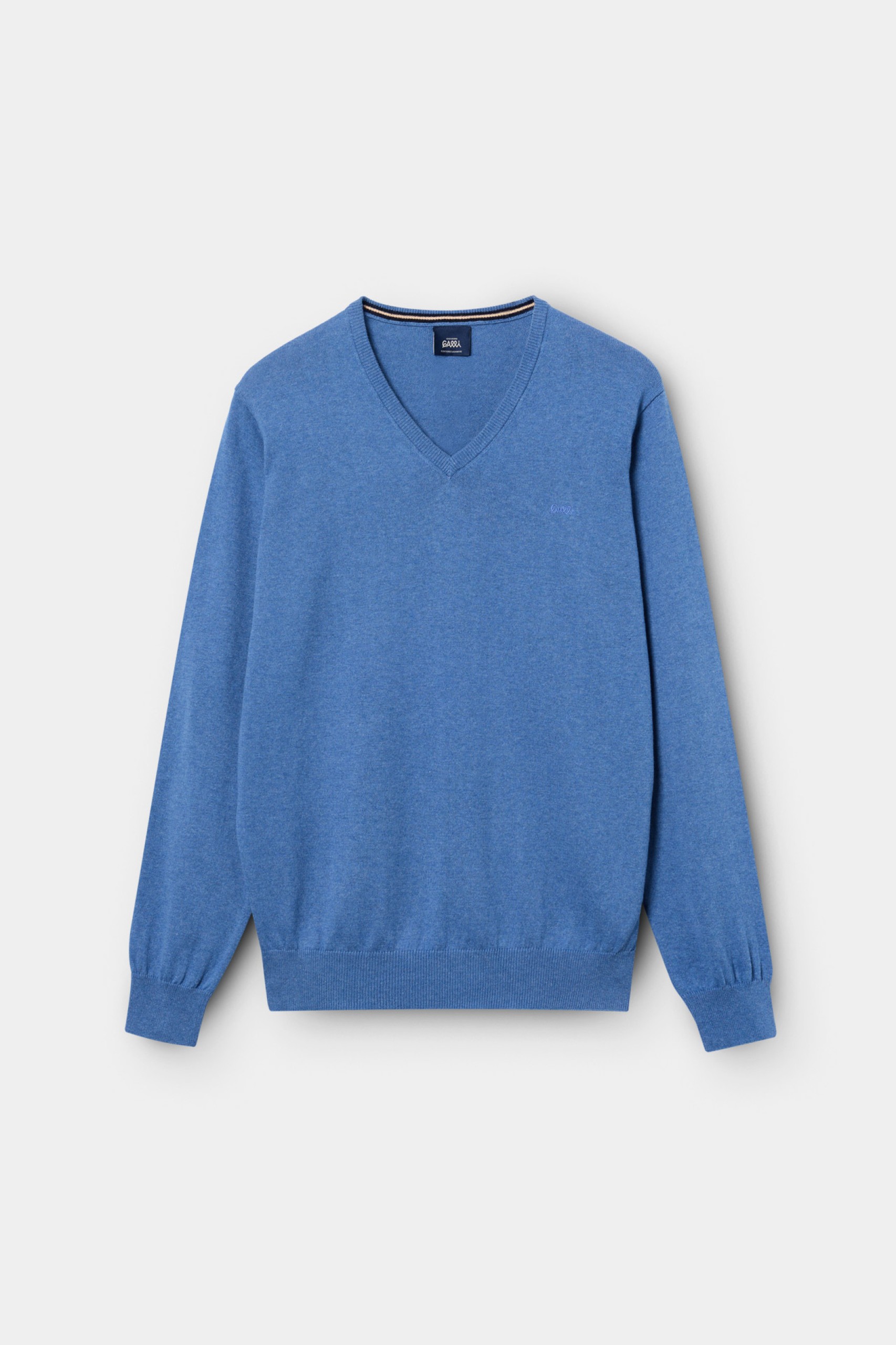 Jersey de punto de algodón y cachemira