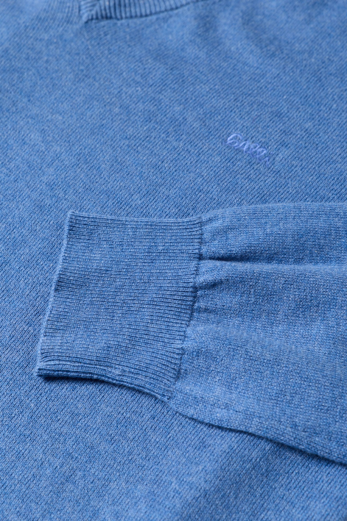 Camisola de malha em algod�o e caxemira