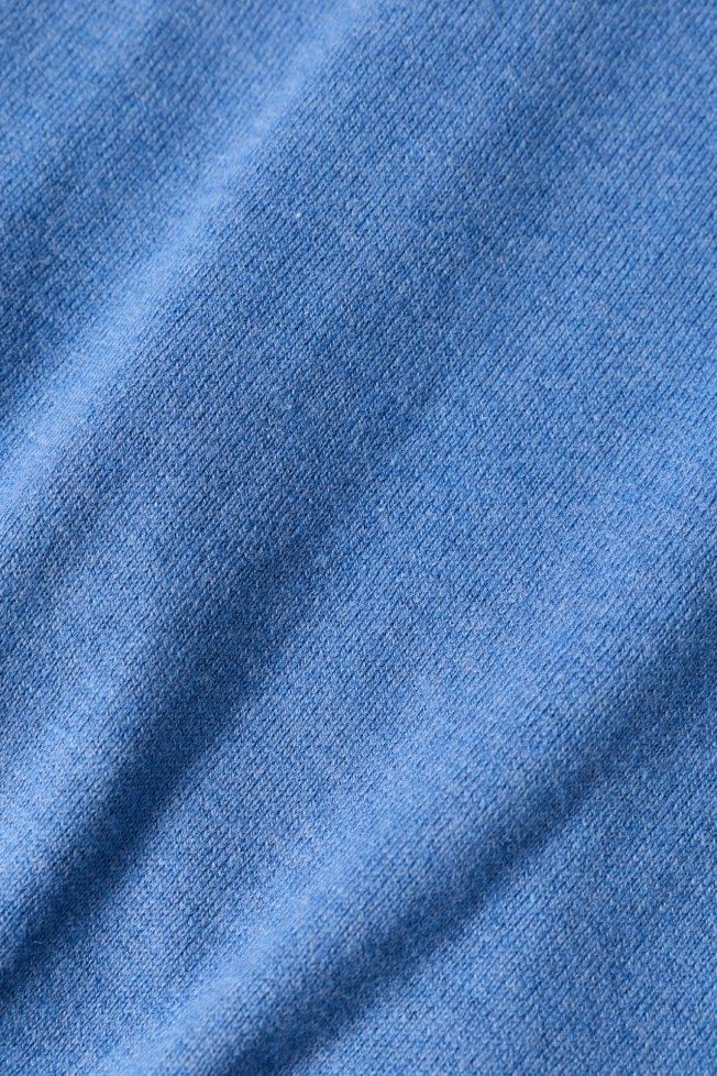 Camisola de malha em algod�o e caxemira