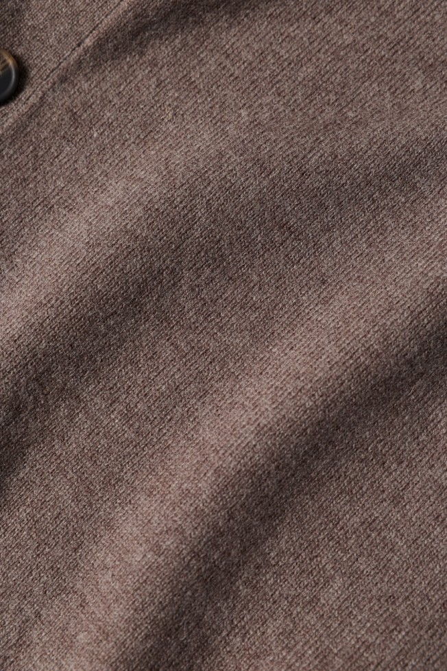 Chaqueta de punto de algodón y lana Chaqueta de punto de algodón y lana