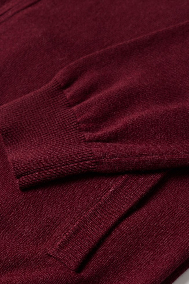 Chaqueta de punto de algodón y lana Chaqueta de punto de algodón y lana