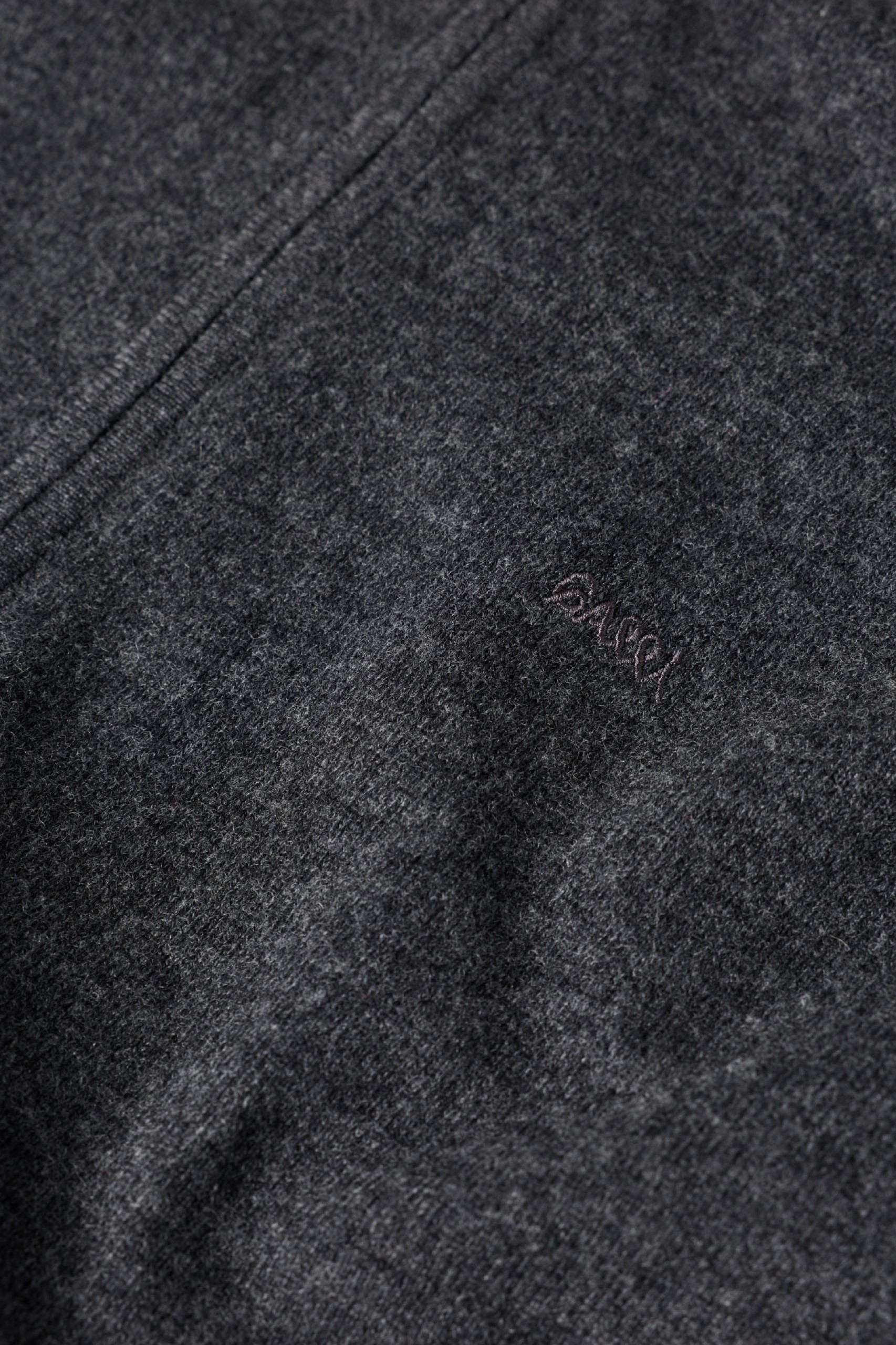 Chaqueta de punto de algodón y lana