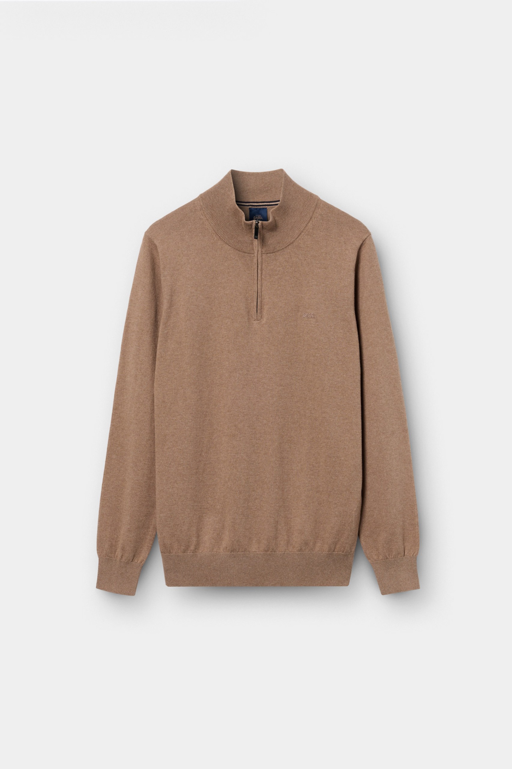 Jersey de punto de algodón y cachemira