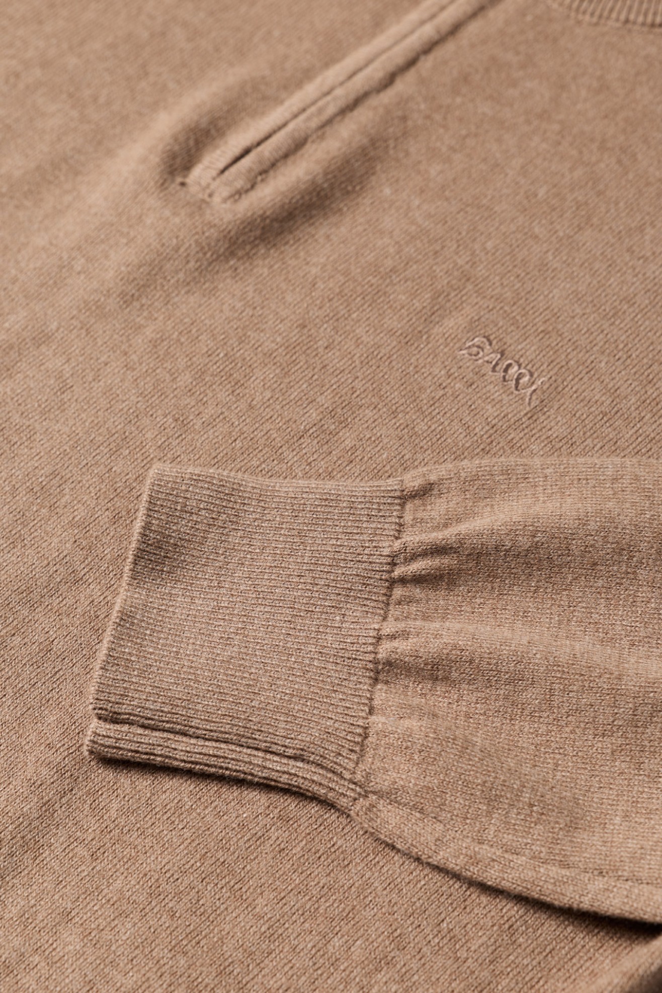 Camisola malha em algod�o e caxemira