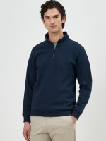 Camisola de malha com fecho