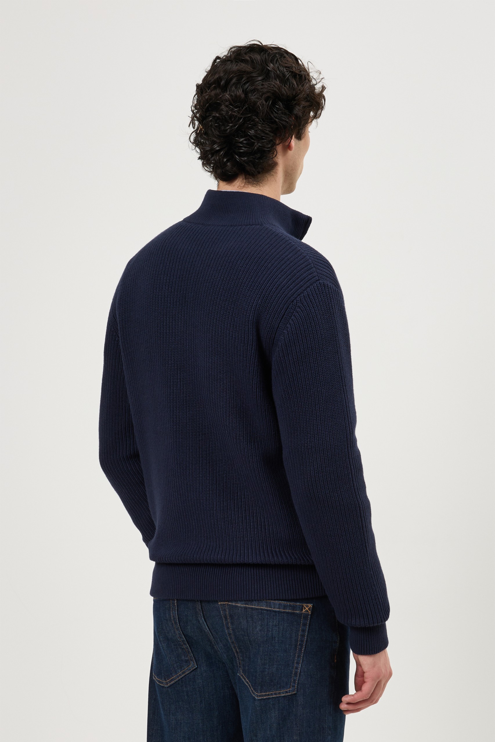 Casaco de malha em lã