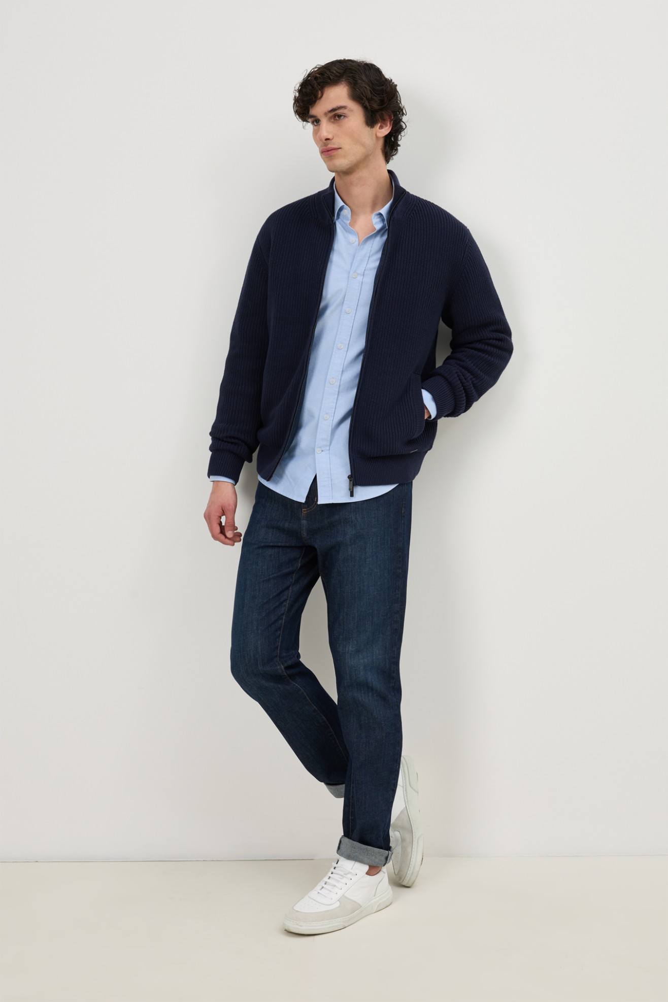 Casaco de malha em l�