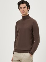 Camisola malha gola alta