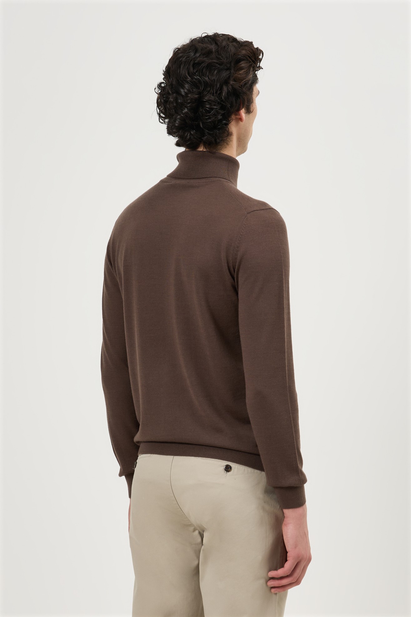 Camisola malha gola alta