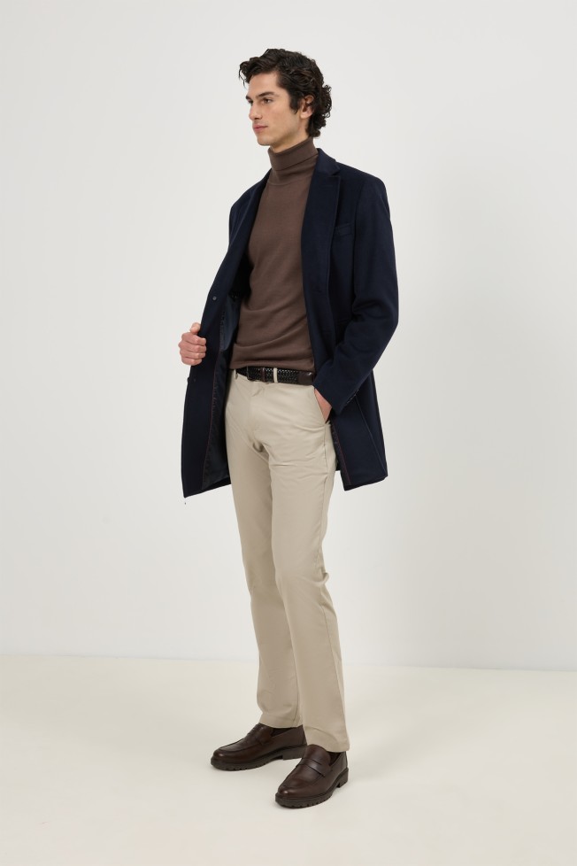 Sobretudo clássico em lã Sobretudo clássico em lã