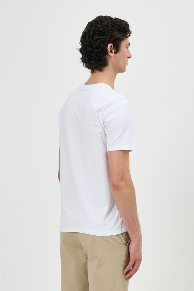 T-shirt de malha jersey regular fit T-shirt de malha jersey regular fit