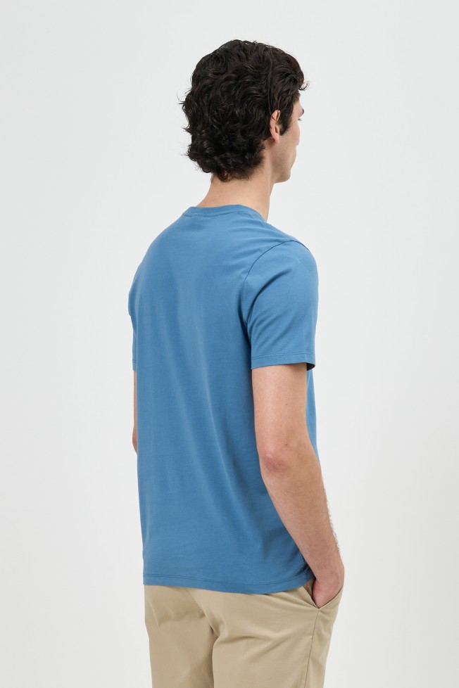 T-shirt de malha jersey regular fit T-shirt de malha jersey regular fit