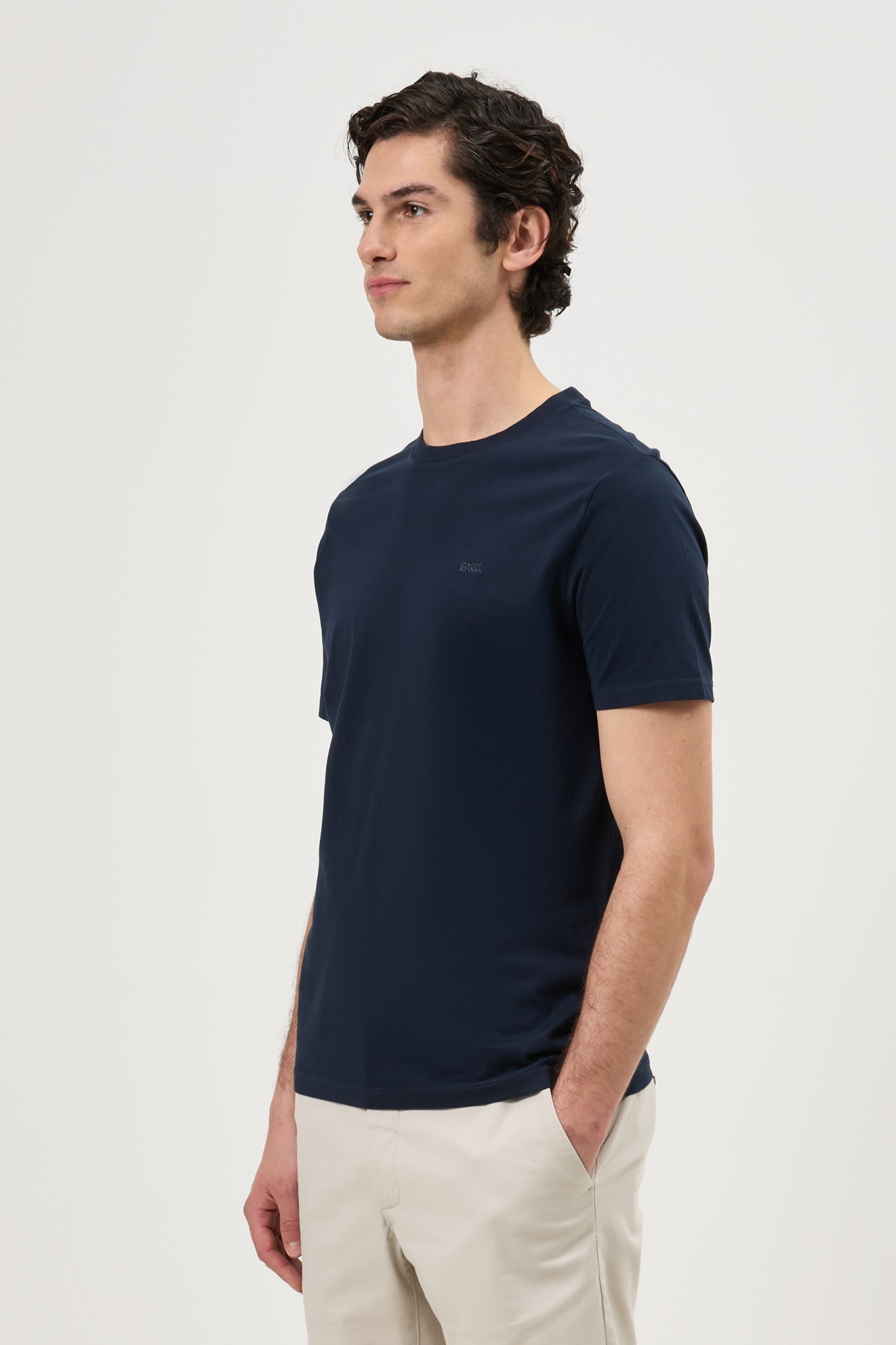 Camiseta de punto jersey de corte regular