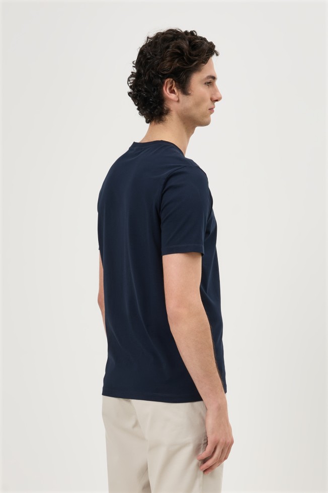 T-shirt de malha jersey regular fit T-shirt de malha jersey regular fit