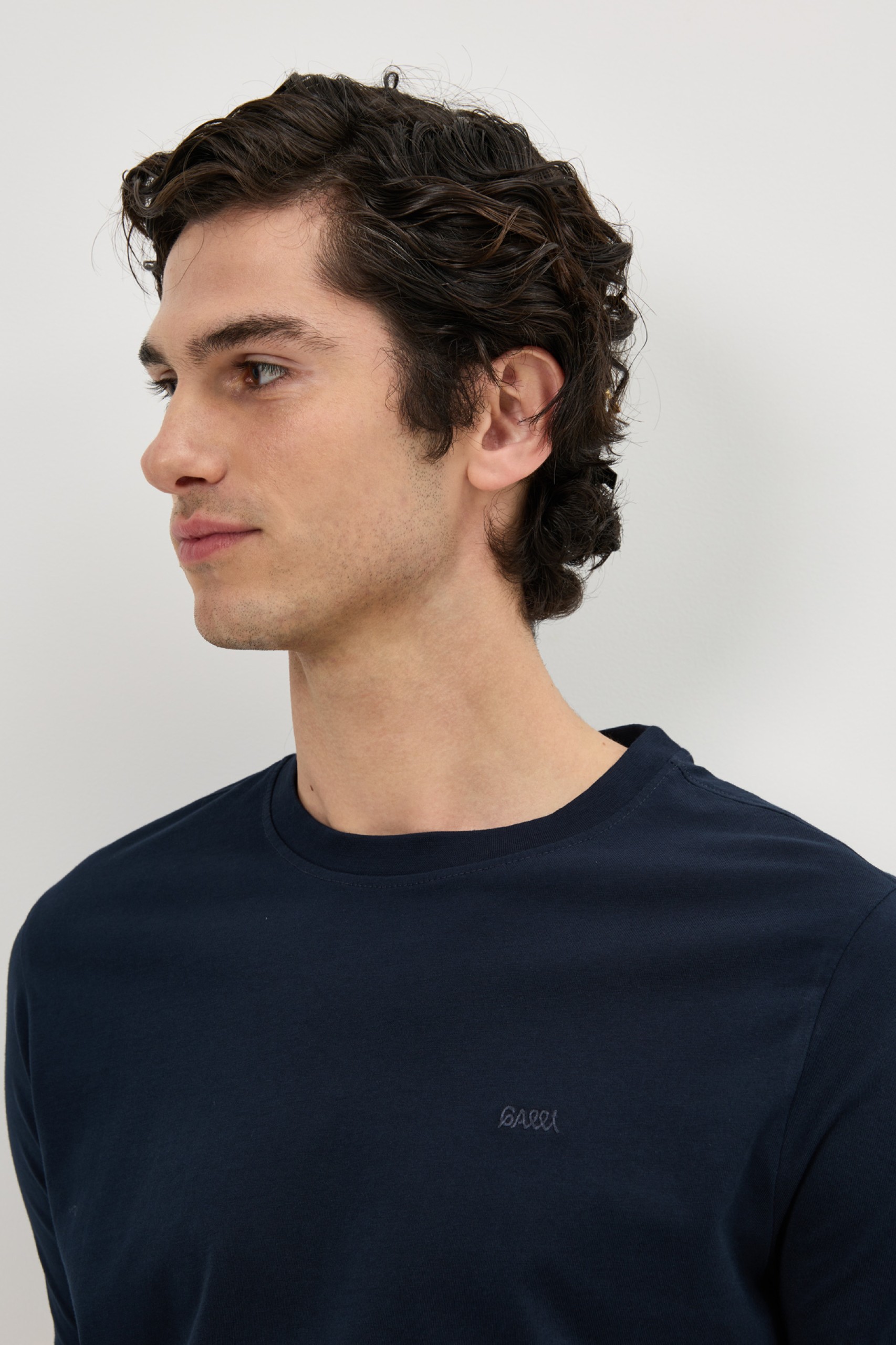 Camiseta de punto jersey de corte regular