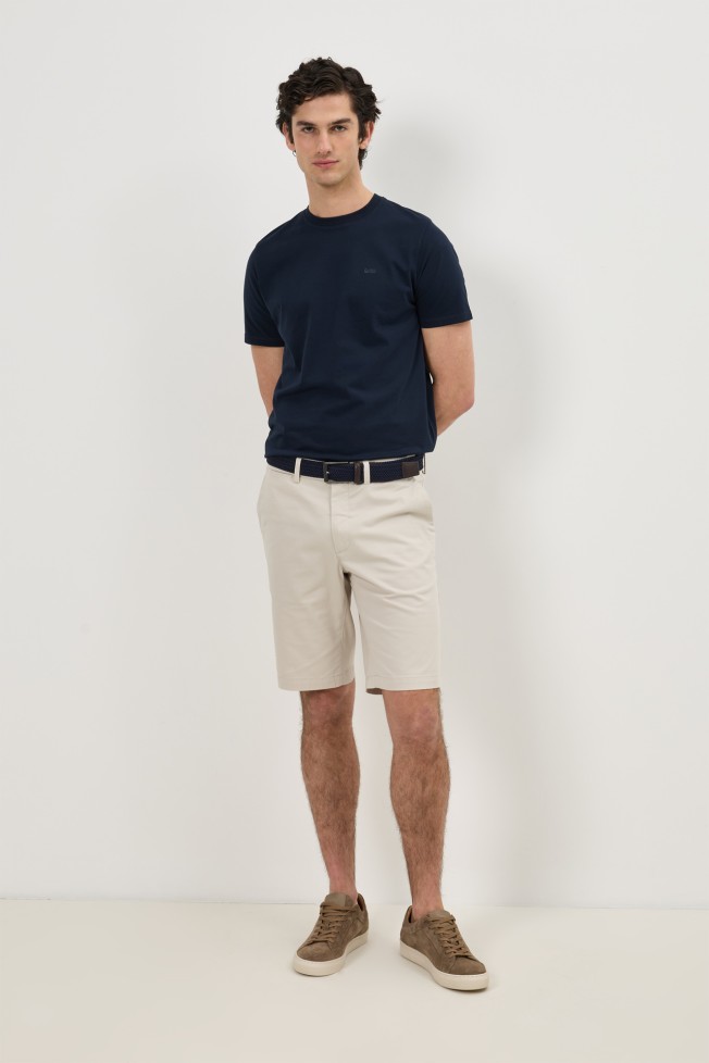 T-shirt de malha jersey regular fit T-shirt de malha jersey regular fit