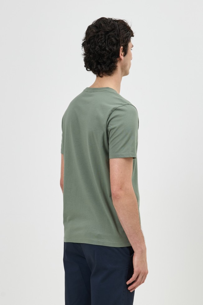 T-shirt de malha jersey regular fit T-shirt de malha jersey regular fit