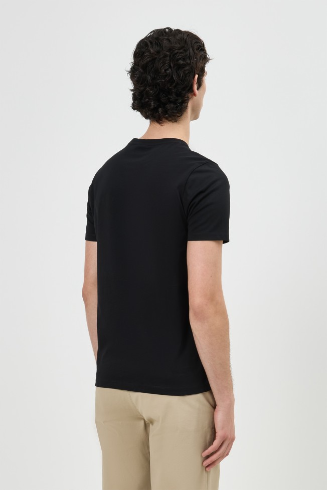 T-shirt de malha jersey regular fit T-shirt de malha jersey regular fit