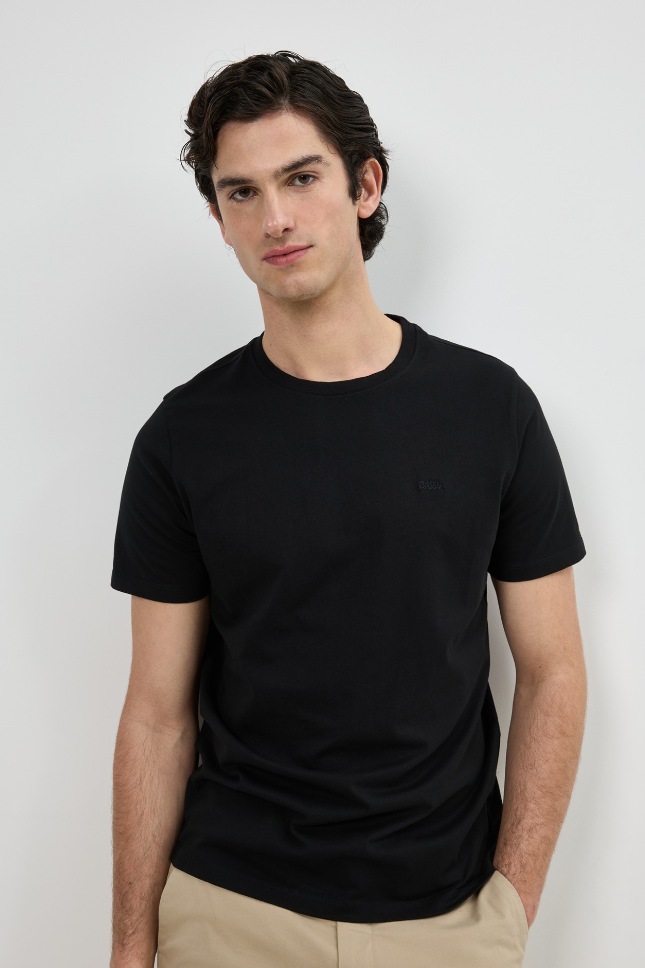 T-shirt de malha jersey regular fit