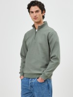 Camisola de malha com fecho