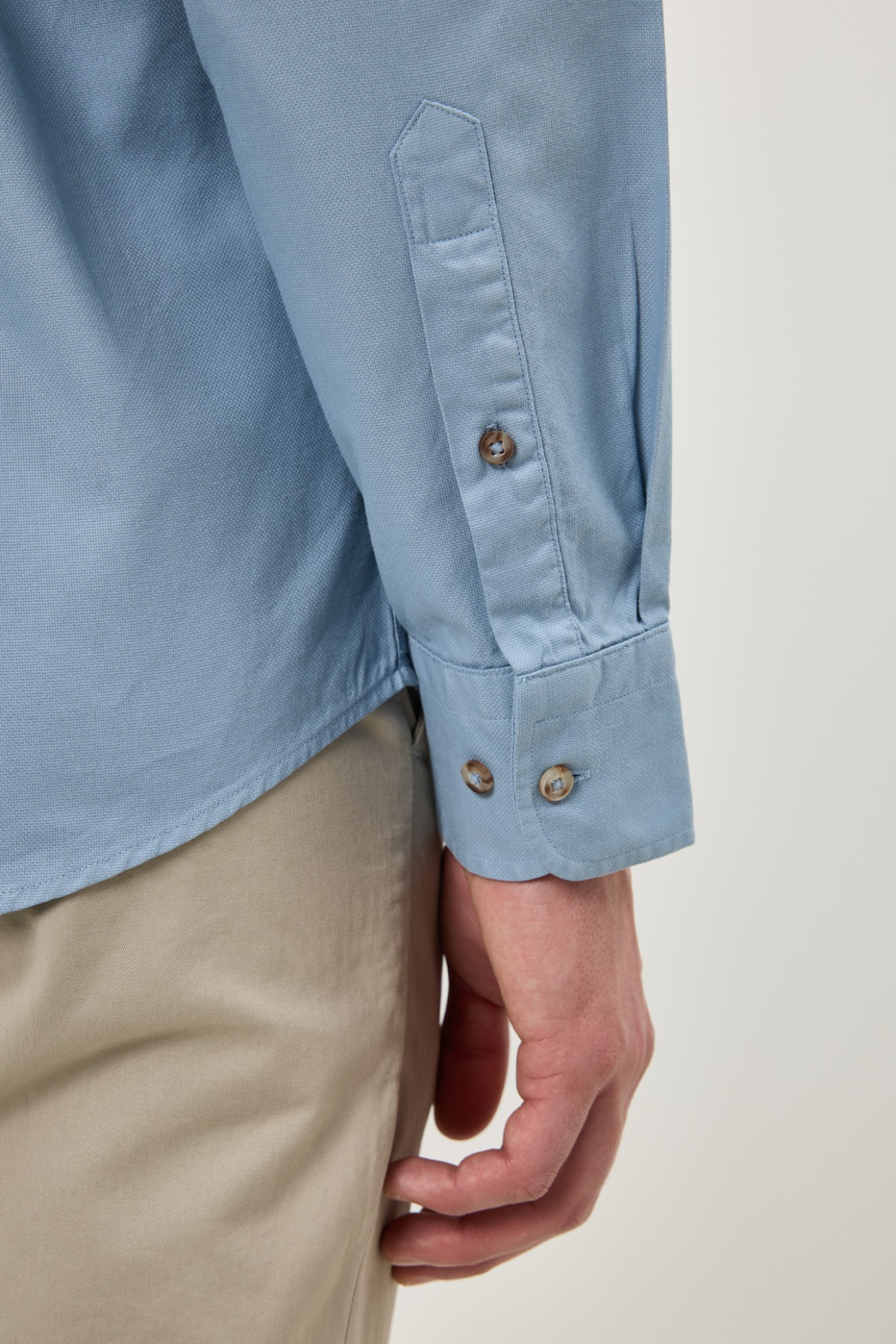 Camisa regular fit em algod�o