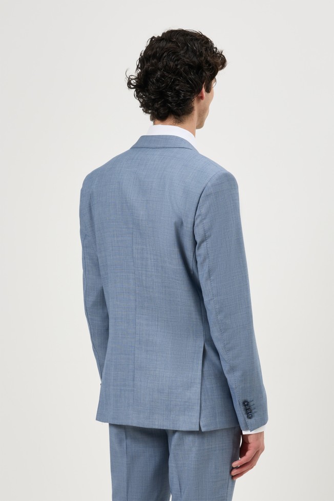 Fato cl�ssico slim fit em l�