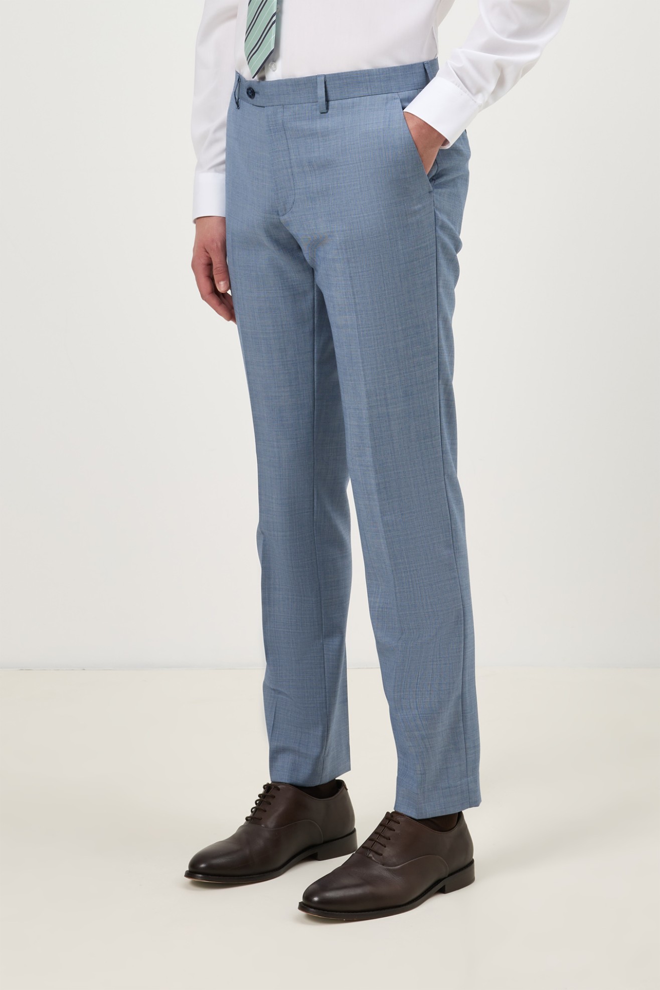 Fato cl�ssico slim fit em l�