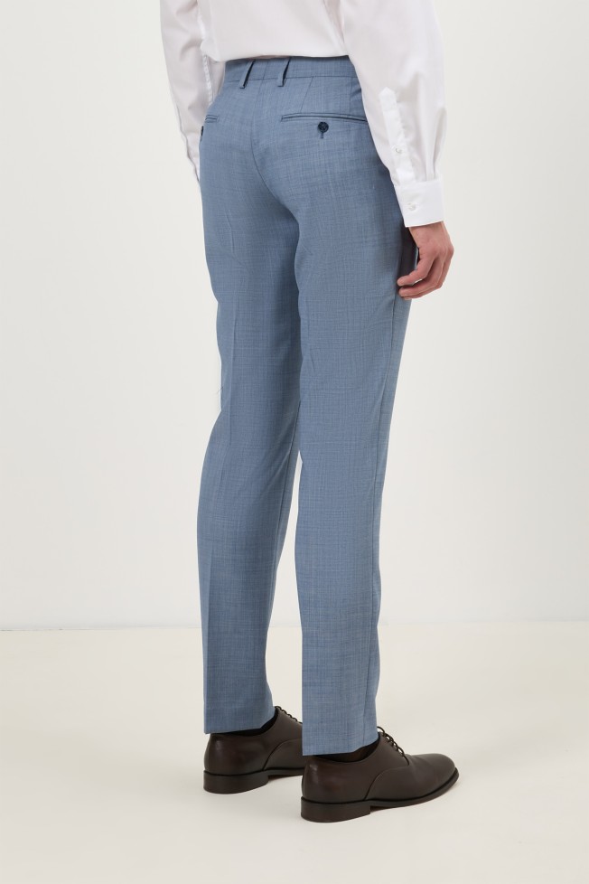 Fato cl�ssico slim fit em l�