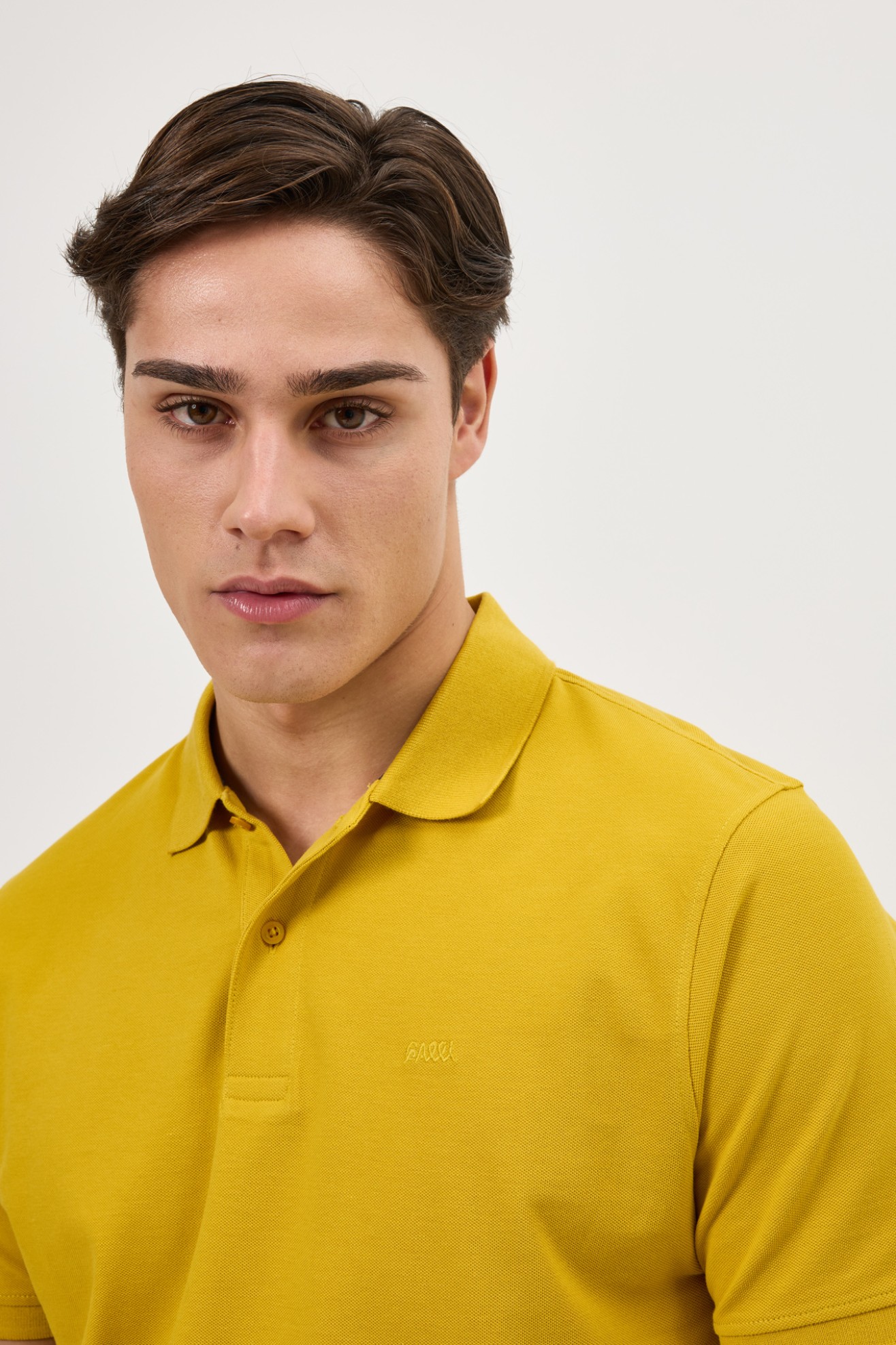 Polo de malha em algod�o