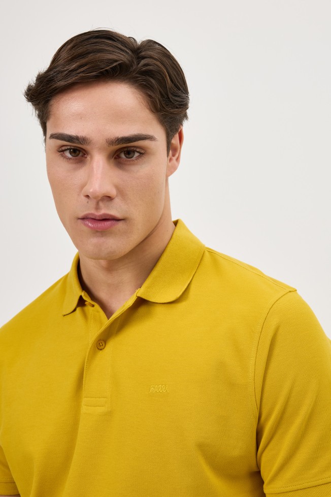 Polo de malha em algod�o
