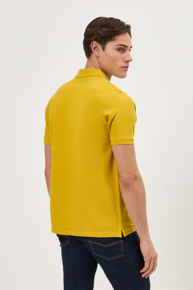 Polo de malha em algod�o