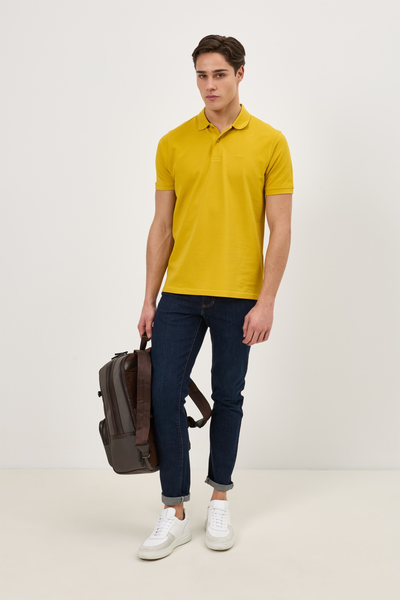 Polo de malha em algod�o